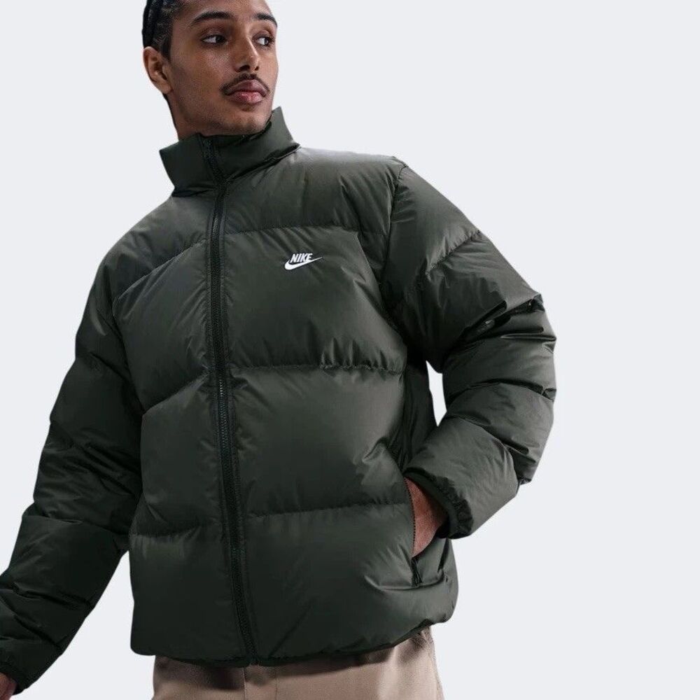Size XL Nike Club Therma-FIT 650 Down Puffer Jacket Sequoia Mens IB2975-355